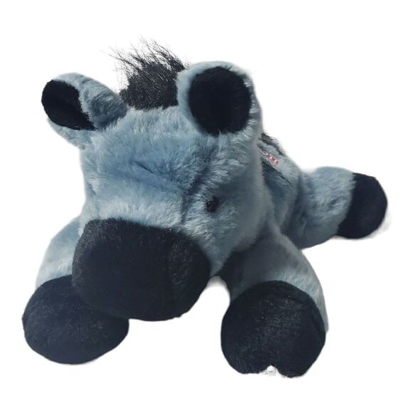 Vintage Lefty The Democratic Donkey Plush Blue Stuffed Toy Ty Beanie Buddy Ret - Picture 1 of 10